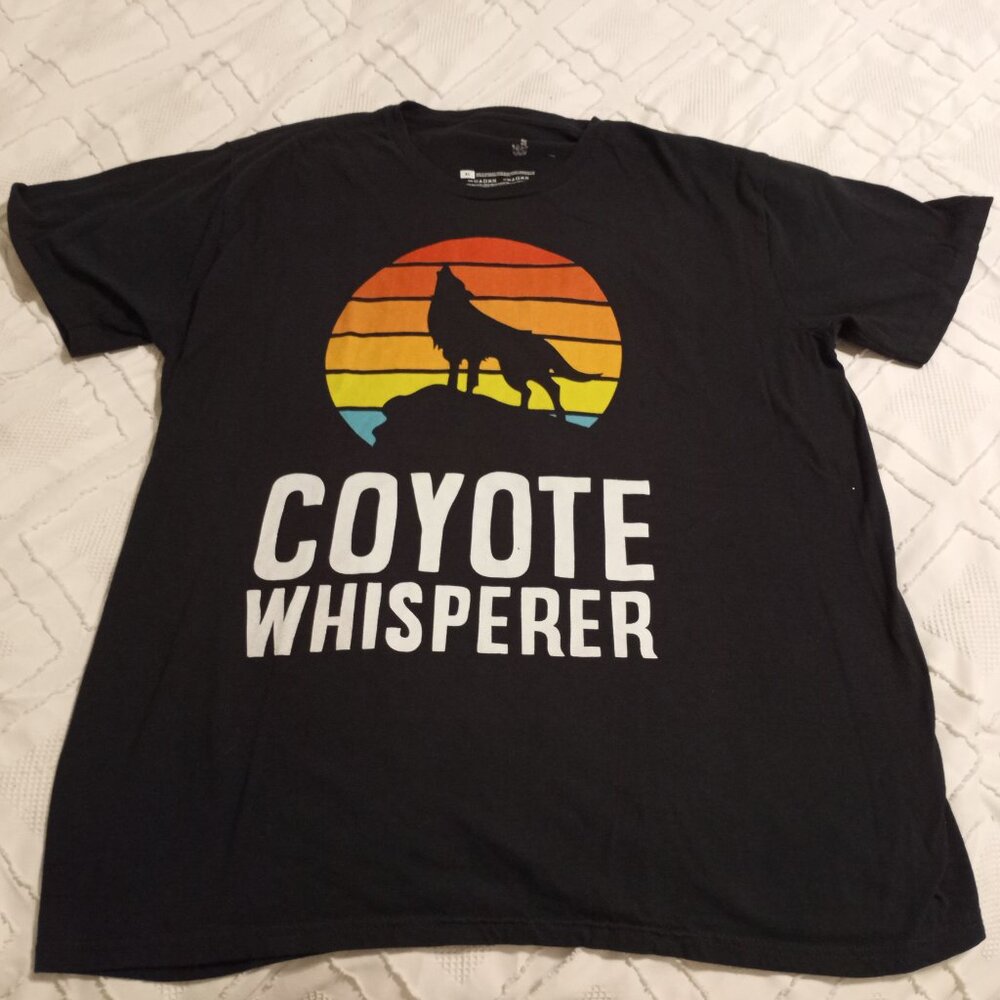 Euc! Vintage Funny Coyote Whisperer T shirt